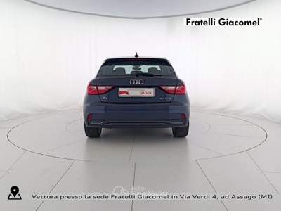Audi A1 sportback 30 1.0 tfsi advanced s-tronic Nero usata Assago