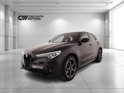 Alfa Romeo Stelvio 2.2 Turbo Veloce Q4 AT8 Nero usata Padova