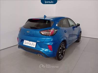 Ford Puma 1.0 ecoboost h st-line x s&s 125cv PARKING PACK Blu/Azzurro usata Cava Manara