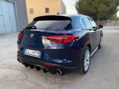 Alfa Romeo Stelvio VELOCE. 12 MESI DI GARANZIA Blu/Azzurro usata Recanati