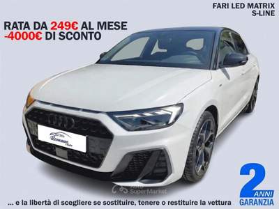 Audi A1 A1 SPB 30 TFSI S tronic Identity Black Bianco usata Sant'Anastasia