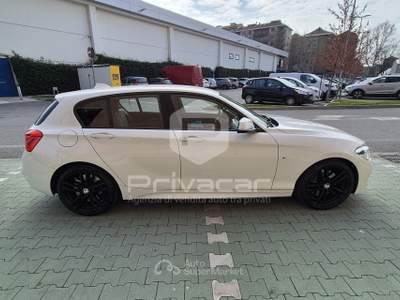 BMW Serie 1 125d BMW 125d 5p. Msport Bianco usata Torino