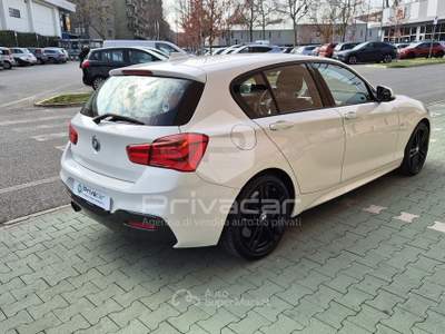 BMW Serie 1 125d BMW 125d 5p. Msport Bianco usata Torino