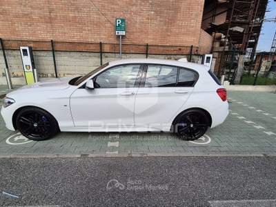 BMW Serie 1 125d BMW 125d 5p. Msport Bianco usata Torino