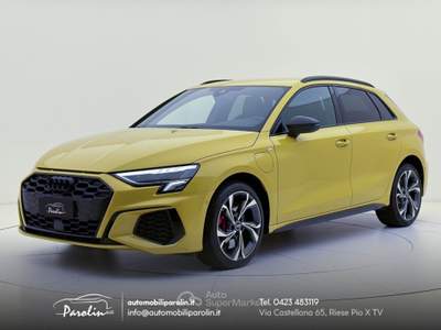 Audi A3 45 1.4 TFSIe S-line edition S-tronic LED-Black pack Giallo usata Riese Pio X