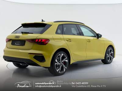 Audi A3 45 1.4 TFSIe S-line edition S-tronic LED-Black pack Giallo usata Riese Pio X
