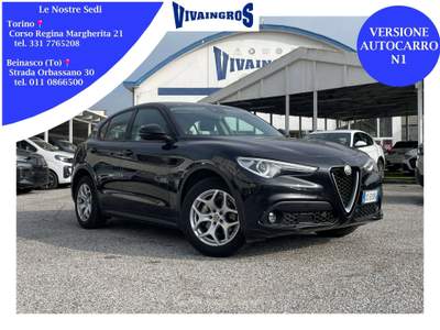 Alfa Romeo Stelvio 2.2 TDI 160CV Business RWD AT8 - AUTOCARRO N1 Nero usata TORINO