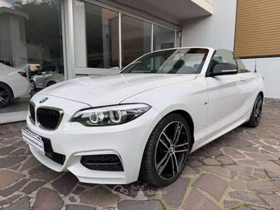 BMW Serie 2 240i 240 Serie 2 F23 Cabrio M 240i Cabrio auto UNICO PROPRIETARIO BELLISSIMA Bianco usata Cesano Maderno