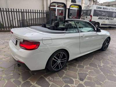 BMW Serie 2 240i 240 Serie 2 F23 Cabrio M 240i Cabrio auto UNICO PROPRIETARIO BELLISSIMA Bianco usata Cesano Maderno