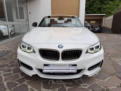 BMW Serie 2 240i 240 Serie 2 F23 Cabrio M 240i Cabrio auto UNICO PROPRIETARIO BELLISSIMA Bianco usata Cesano Maderno