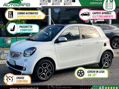 Smart ForFour 0.9 t Passion 90cv twinamic Cabrio Bianco usata Guidonia Montecello