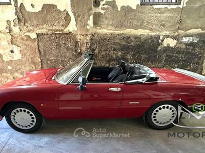 Alfa Romeo Spider Duetto 2.0 131 CV Rosso usata Pomigliano d'Arco