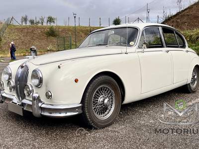 Jaguar MK4 3.8, conservata, Matching Numbers Bianco usata Roma