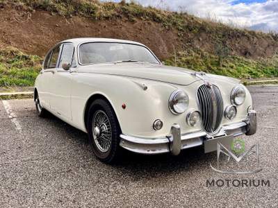 Jaguar MK4 3.8, conservata, Matching Numbers Bianco usata Roma