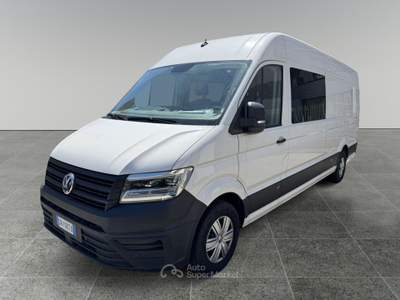 Volkswagen Crafter 35 L3H2 2.0 BiTDI 130kW Business aut. D.C. 6 POSTI AUTOCARRO Bianco usata Verbania
