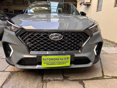 Hyundai Tucson 1.6 CRDi HYBRID 48V *PELLE* Grigio usata Moncalieri