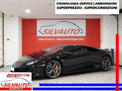 Lamborghini Huracán EVO COUPE’ 5.2 V10 - CRONOLOGIA SERVICE LAMBORGHINI – SUPERCONDIZIONI – SUPERPREZZO (2020) Nero usata Grumello del Monte