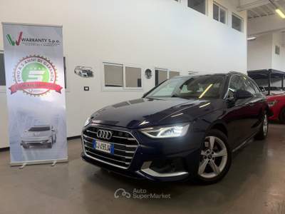 Audi A4 Avant 35 TDI/163 CV S tronic Business Advanced Blu/Azzurro usata Poviglio