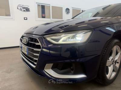 Audi A4 Avant 35 TDI/163 CV S tronic Business Advanced Blu/Azzurro usata Poviglio