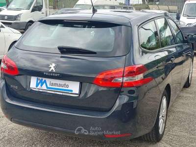 Peugeot 308 ALLURE 1.5D 120cv EAT6  ANDROID/CARPLAY SENS PARK Nero usata Roma