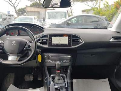Peugeot 308 ALLURE 1.5D 120cv EAT6  ANDROID/CARPLAY SENS PARK Nero usata Roma