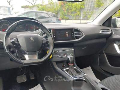 Peugeot 308 ALLURE 1.5D 120cv EAT6  ANDROID/CARPLAY SENS PARK Nero usata Roma