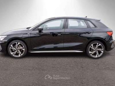 Audi A3 A3 Sportback 40 1.4 tfsi e s-tronic S Line 2022 Hybrid Plug-in 204cv Nero usata Monte Compatri