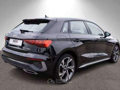 Audi A3 A3 Sportback 40 1.4 tfsi e s-tronic S Line 2022 Hybrid Plug-in 204cv Nero usata Monte Compatri