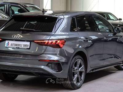 Audi A3 A3 Sportback 40 1.4 tfsi e s line s tronic Hybrid Tetto apribile Fari Matrix cerchio 18'' Pelle Totale Grigio usata Monte Compatri
