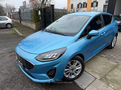 Ford Fiesta 1.0 Ecoboost Hybrid 125 CV 5 porte Titanium Blu/Azzurro usata Alessandria