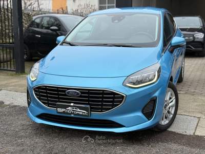 Ford Fiesta 1.0 Ecoboost Hybrid 125 CV 5 porte Titanium Blu/Azzurro usata Alessandria