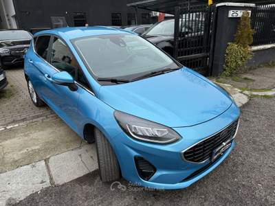 Ford Fiesta 1.0 Ecoboost Hybrid 125 CV 5 porte Titanium Blu/Azzurro usata Alessandria