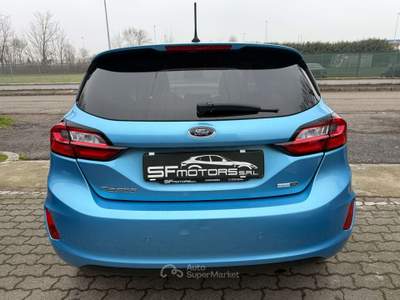 Ford Fiesta 1.0 Ecoboost Hybrid 125 CV 5 porte Titanium Blu/Azzurro usata Alessandria
