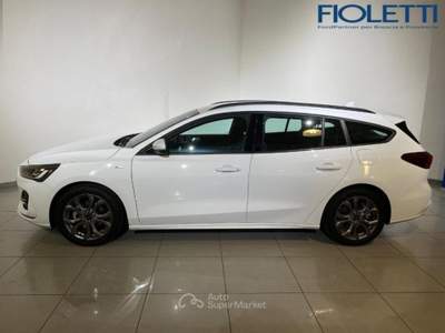 Ford Focus 5ª SERIE 1.0 ECOBOOST HYBRID 125 CV SW ST LINE STYLE Bianco usata Manerbio