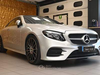 Mercedes-Benz Classe E D PREMIUM PLUS AMG AUTO TETTO NAVI 20"CAM 360°FULL Argento usata Brescia
