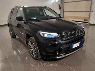 Jeep Compass JEEP COMPASS 1.5 TURBO T4 MHEV SUMMIT 2WD 130 Compass 1.5 turbo t4 mhev Summit 2wd 130 Nero usata Roma