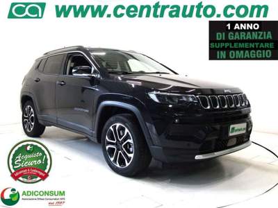 Jeep Compass 1.3 Turbo T4 PHEV AT6 4xe Limited Plug in 190CV Nero usata Andalo Valtellino