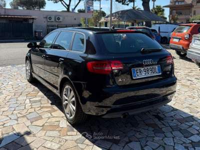 Audi A3 Sportback 2.0 tdi Ambiente s-tronic Nero usata Roma