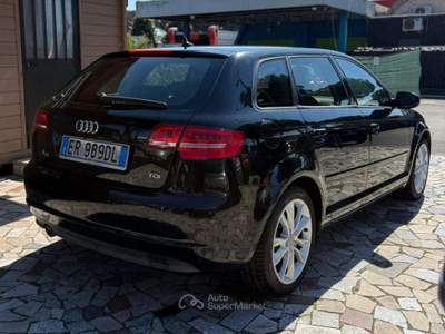 Audi A3 Sportback 2.0 tdi Ambiente s-tronic Nero usata Roma