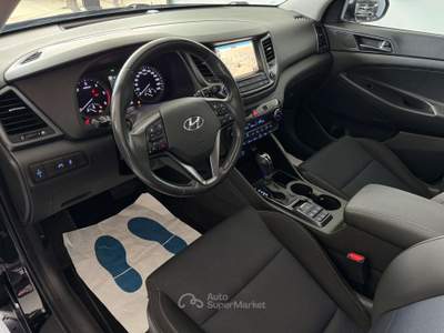Hyundai Tucson 1.7 CRDi DCT Sound Edition Autom Navi Tetto Full Nero usata Giugliano in Campania