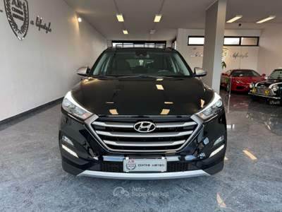 Hyundai Tucson 1.7 CRDi DCT Sound Edition Autom Navi Tetto Full Nero usata Giugliano in Campania
