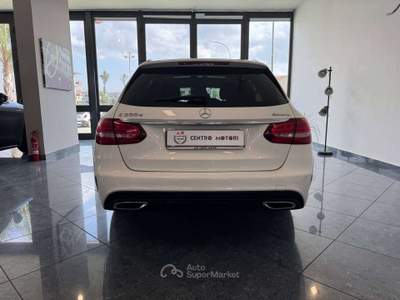 Mercedes-Benz Classe C d Amg Premium 4matic auto Tetto Led Dvd Full Bianco usata Giugliano in Campania