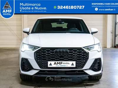 Audi Q3 Sportback 45 TFSIe S-Line Fari Matrix Bianco usata Roma