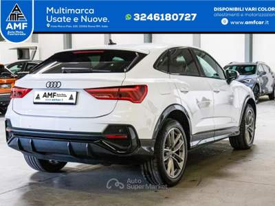 Audi Q3 Sportback 45 TFSIe S-Line Fari Matrix Bianco usata Roma