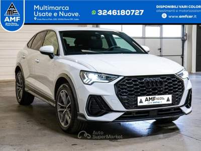 Audi Q3 Sportback 45 TFSIe S-Line Fari Matrix Bianco usata Roma