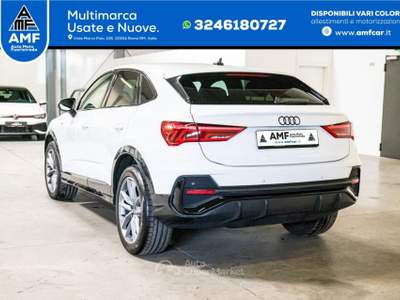 Audi Q3 Sportback 45 TFSIe S-Line Fari Matrix Bianco usata Roma