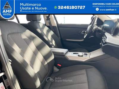 BMW Serie 3 318d 318d Touring Automatica. Nuovo modello Drive Assist. Nero usata Roma