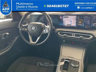 BMW Serie 3 318d 318d Touring Automatica. Nuovo modello Drive Assist. Nero usata Roma