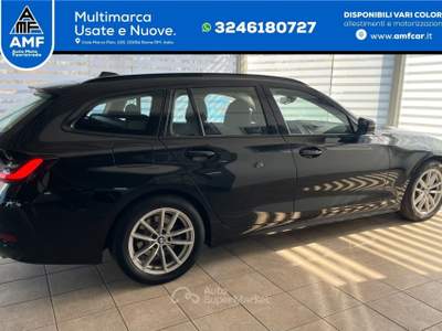 BMW Serie 3 318d 318d Touring Automatica. Nuovo modello Drive Assist. Nero usata Roma