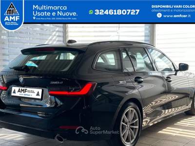 BMW Serie 3 318d 318d Touring Automatica. Nuovo modello Drive Assist. Nero usata Roma